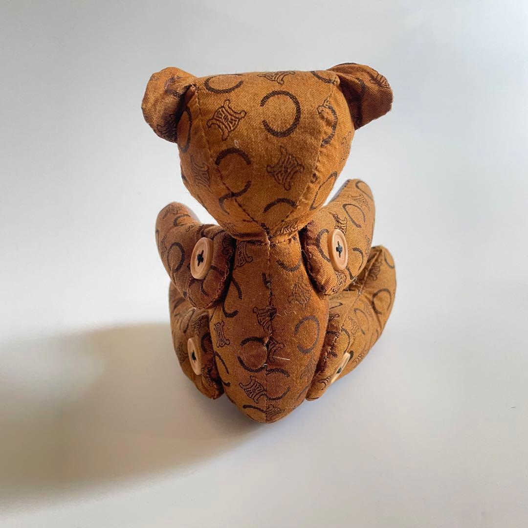 CELINE セリーヌ Cマカダム テディベア くま ぬいぐるみ - メルカリ