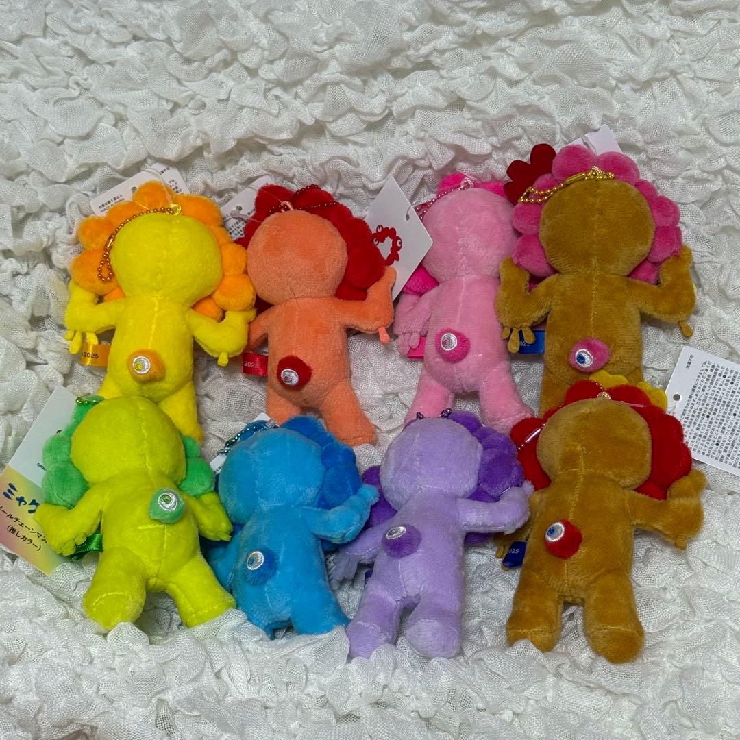 ミャクミャク ボールチェーンマスコット セット☆推しカラー・日焼け