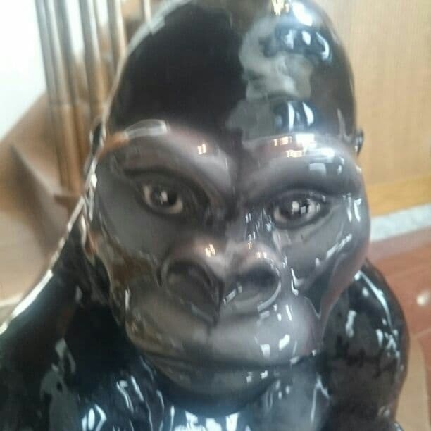美品イタリア陶器ゴリラ価格相談宜しくです！