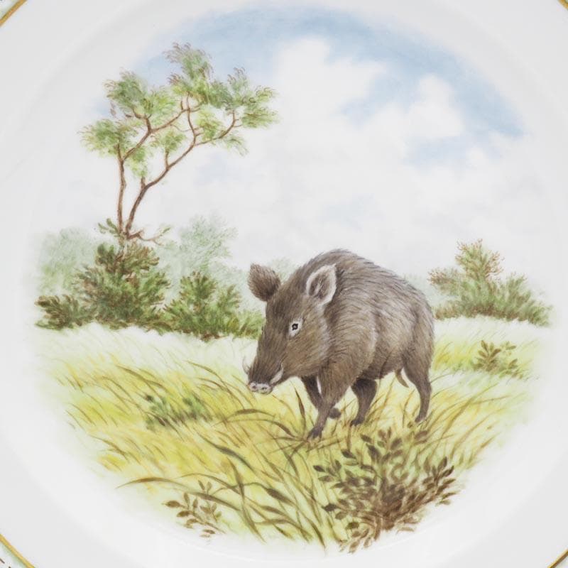 ロイヤルコペンハーゲン ファウナダニカ イノシシ プレート 25.5cm