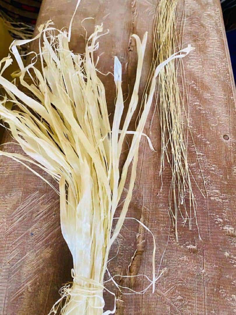 KUZU-63 葛糸*3kg　撚り糸　手編み手織り用糸