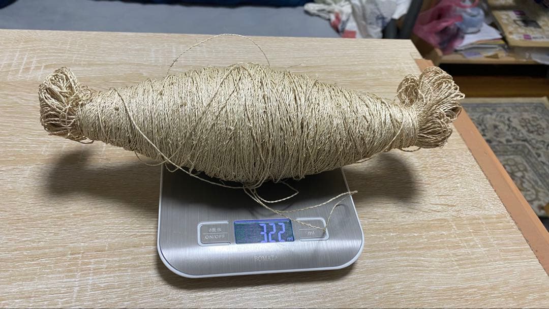 KUZU-63 葛糸*3kg　撚り糸　手編み手織り用糸