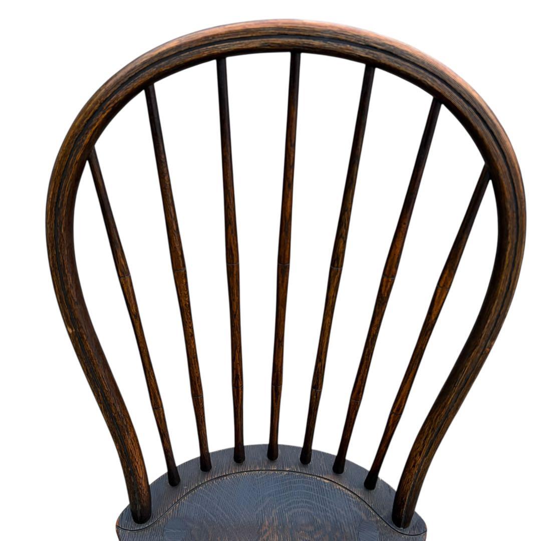 美品】飛騨産業 キツツキ PROVINCIAL ボウバックチェア アームレス①