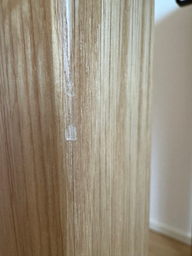 無印 木製デスク オーク材 幅110×奥行55×高さ70cm