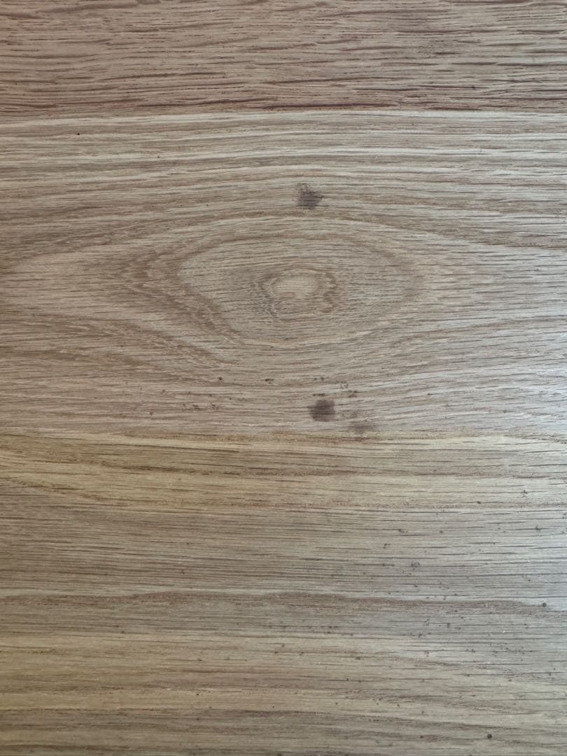 無印 木製デスク オーク材 幅110×奥行55×高さ70cm