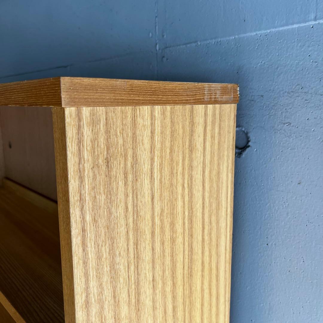 廃盤・希少★無印 組み合わせて使える木製収納・奥行２１ｃｍ・ミドルタイプ