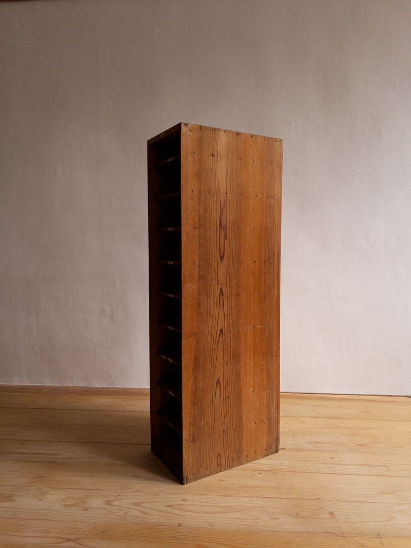 書類棚　木製ラック　2個セット　希少　収納棚　古道具　古家具　アンティーク