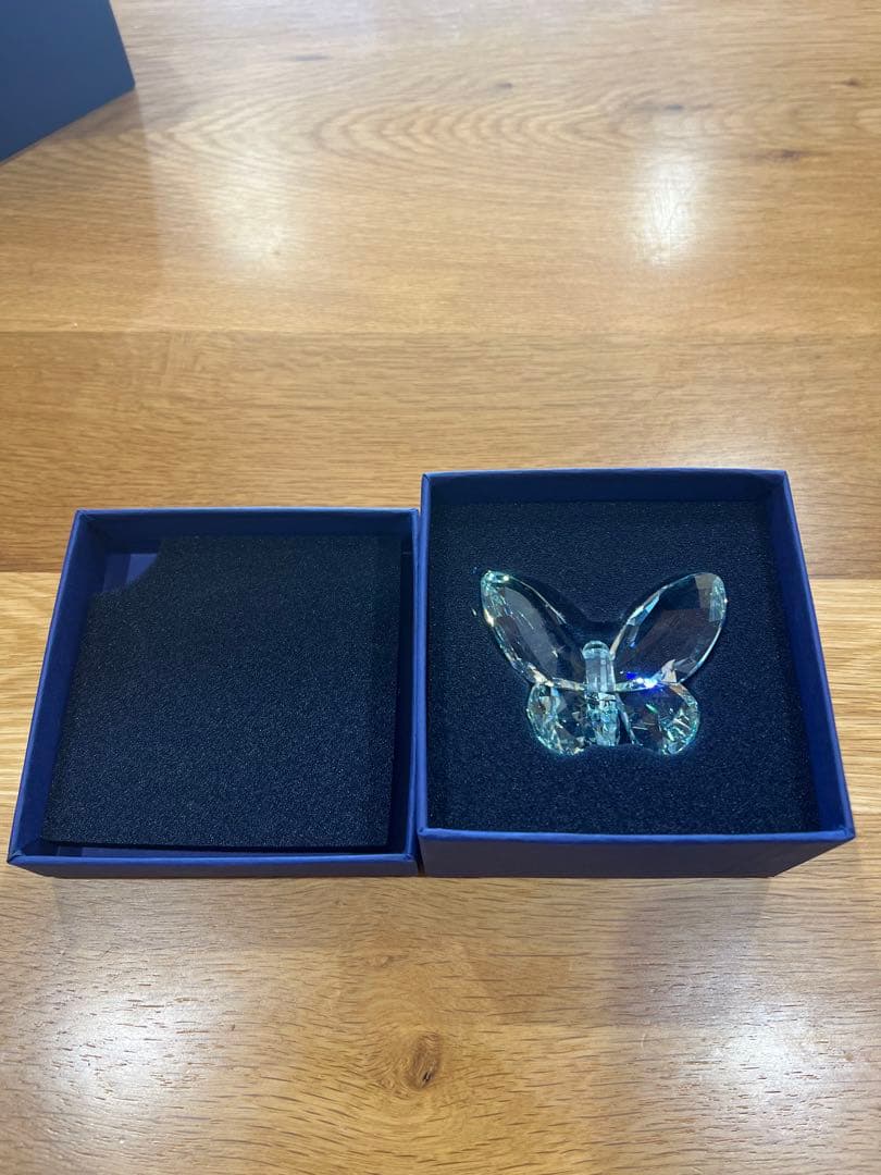 スワロフスキー SWAROVSKI クリスタル 蝶 バタフライ 置物