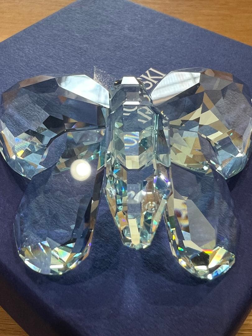スワロフスキー SWAROVSKI クリスタル 蝶 バタフライ 置物