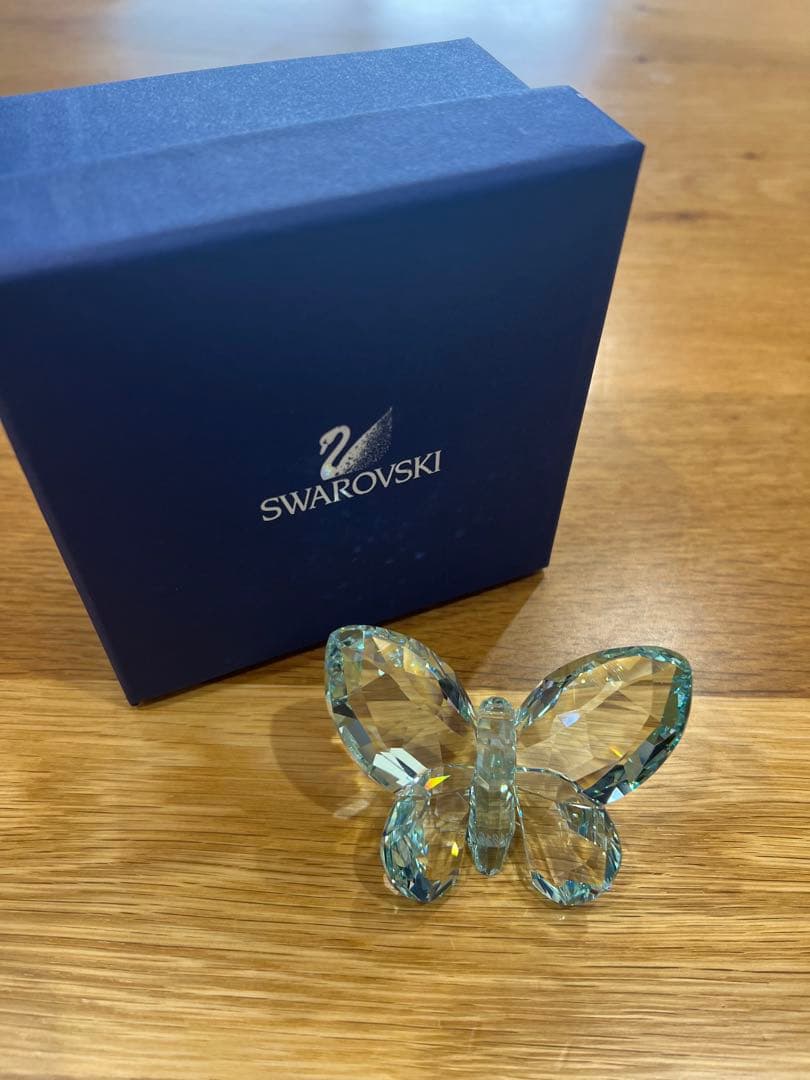 スワロフスキー SWAROVSKI クリスタル 蝶 バタフライ 置物