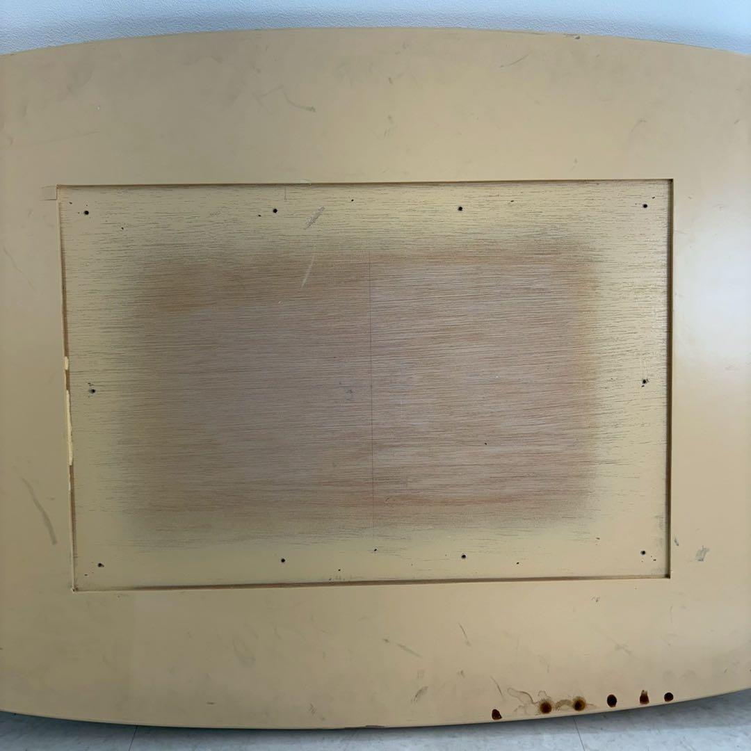 楕円テーブル　センターテーブル　リビングテーブル　ローテーブル　真鍮ベース