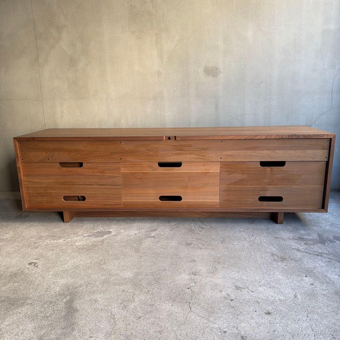 カリモク テレビボード ソリッドボード 無垢ウォールナット