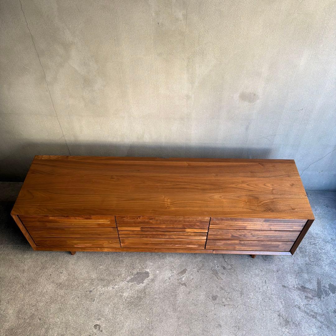 カリモク テレビボード ソリッドボード 無垢ウォールナット