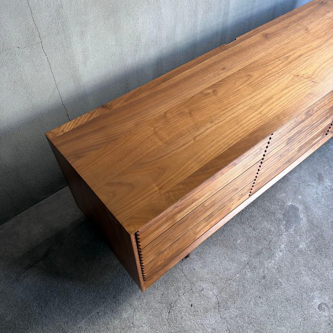 カリモク テレビボード ソリッドボード 無垢ウォールナット