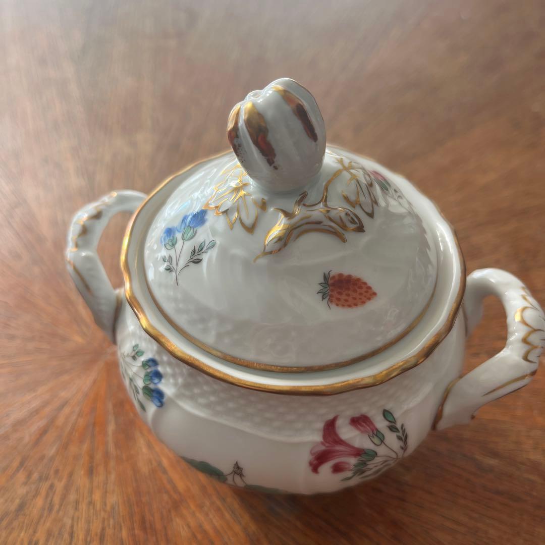 美品　リチャードジリノ　イタリアンフルーツ　シュガーポット