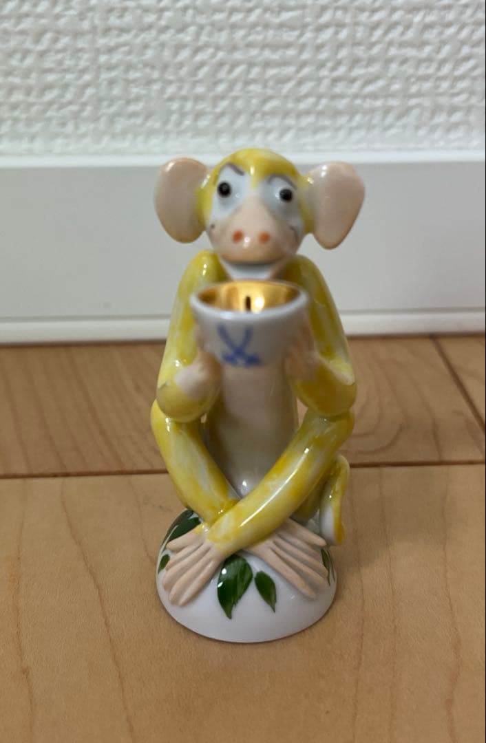 Meissen マイセン 干支シリーズ 申　さるどし　猿　フィギュリン