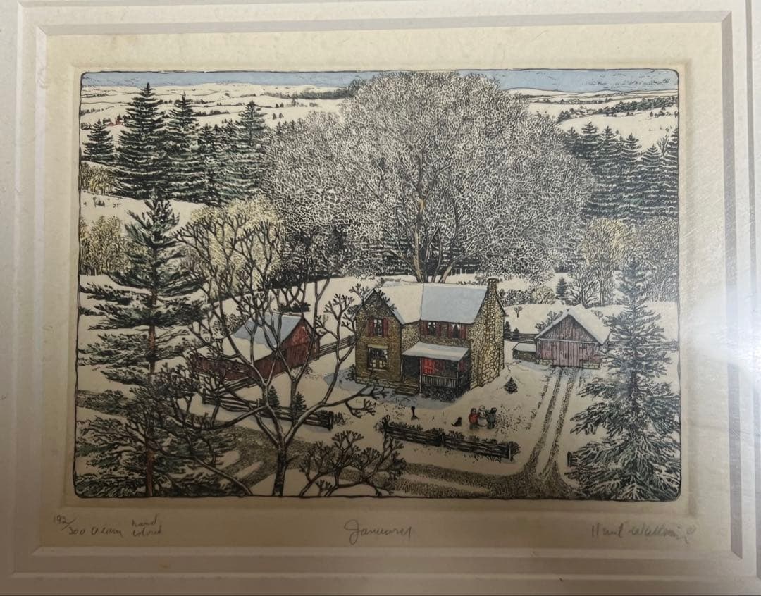 版画 スーザン・ハント・ウォルコッツ - メルカリ