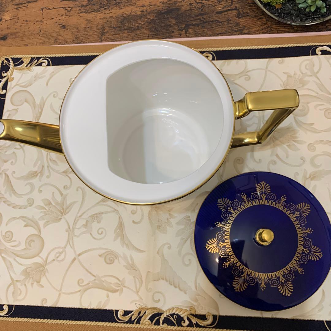 未使用　ウェッジウッド アンセミオン　ブルー　ティーポット