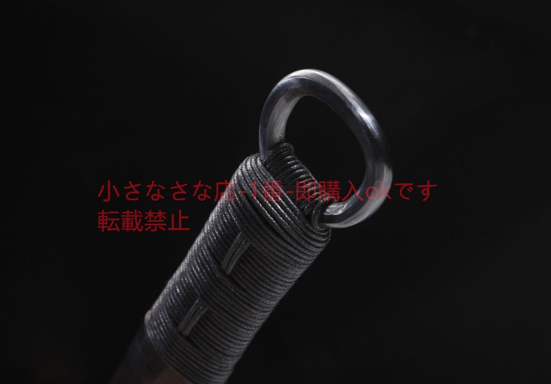 リングヘッド逆刃短刀唐横刀 古兵器 武具 刀装具 日本刀 模造