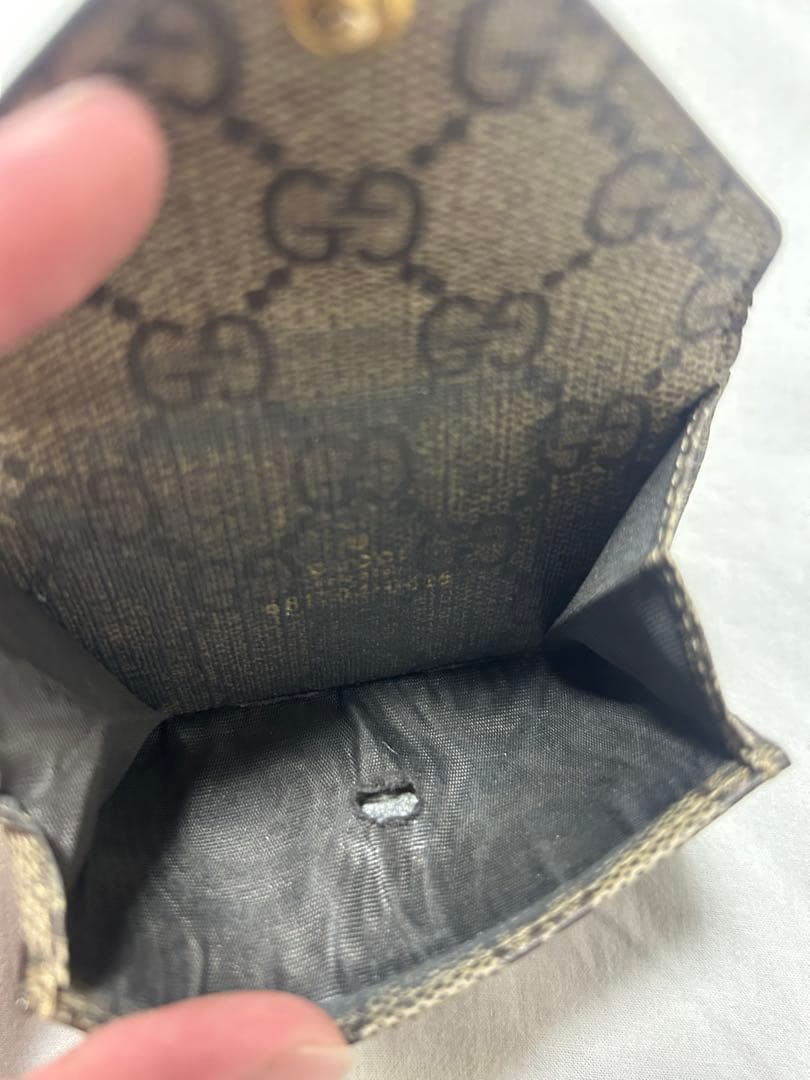 GUCCI × BALENCIAGA コラボ 三つ折り財布 GG柄 正規品
