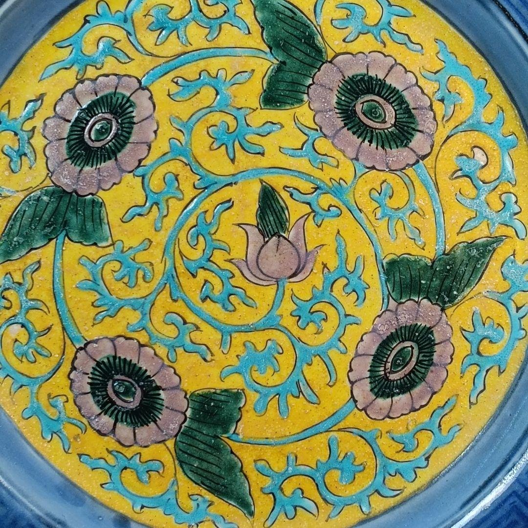 166 中皿 3枚セット 印判皿 染付皿 伊万里焼 アンティーク 時代物 器