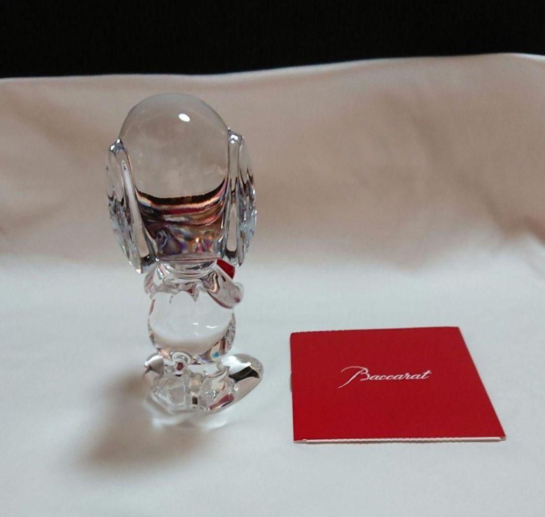 美品✨バカラ「スヌーピー ハート フィギュリン」置物