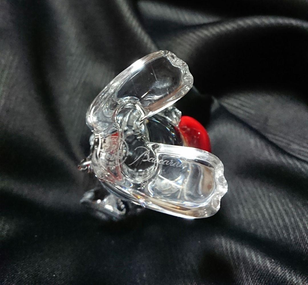 美品✨バカラ「スヌーピー ハート フィギュリン」置物