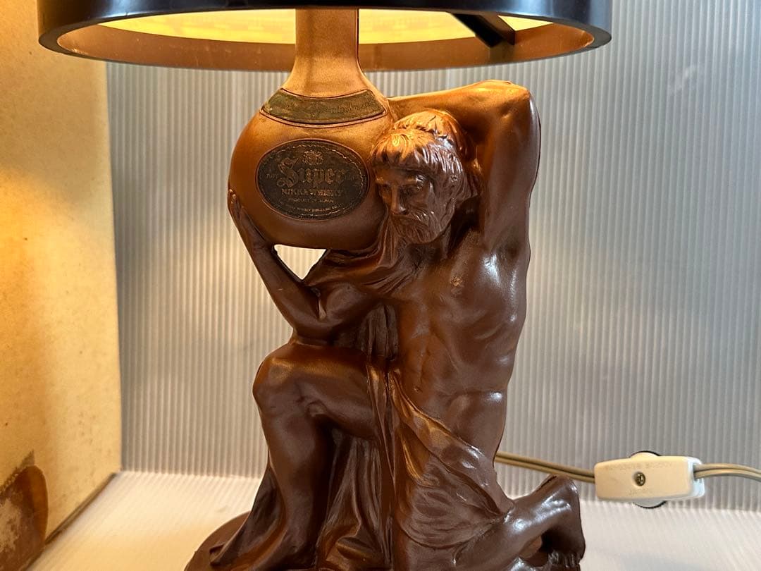 ヴィンテージ　非売品　ニッカウヰスキー卓上アトラスランプ