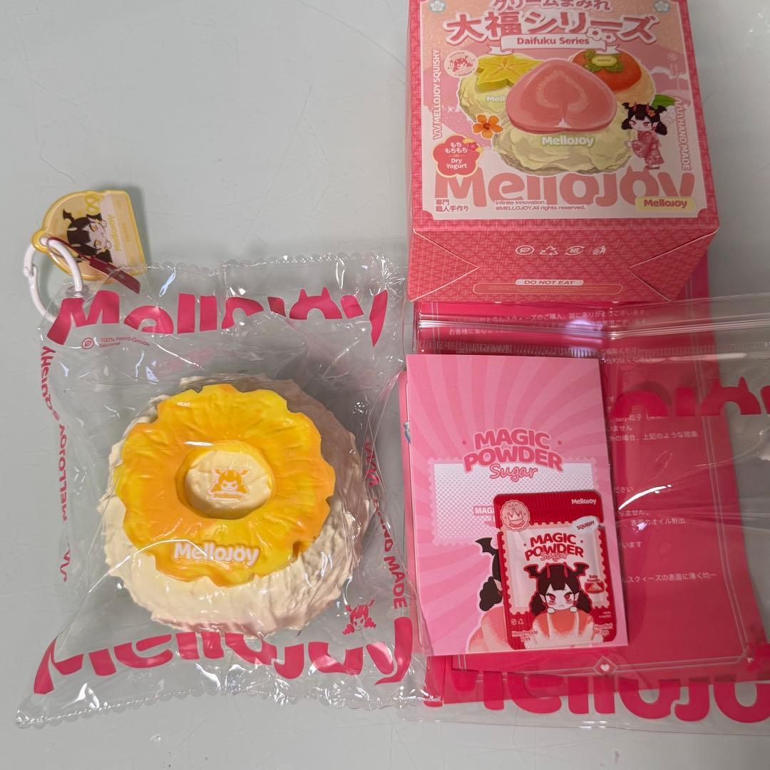 Mellojoy メロジョイ スクイーズ 大福 パイナップル もちもちもち
