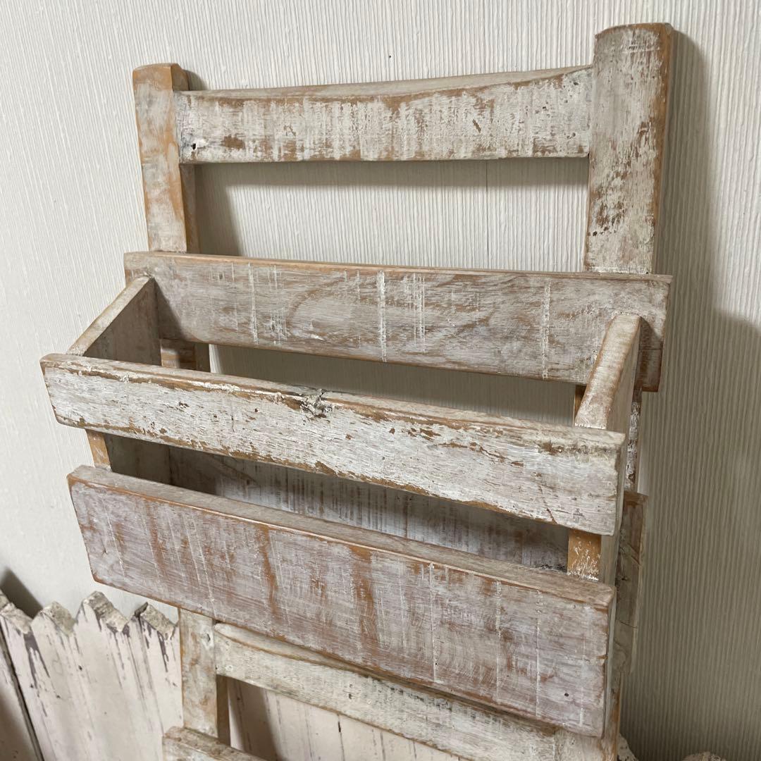 アンティーク　マガジンラック