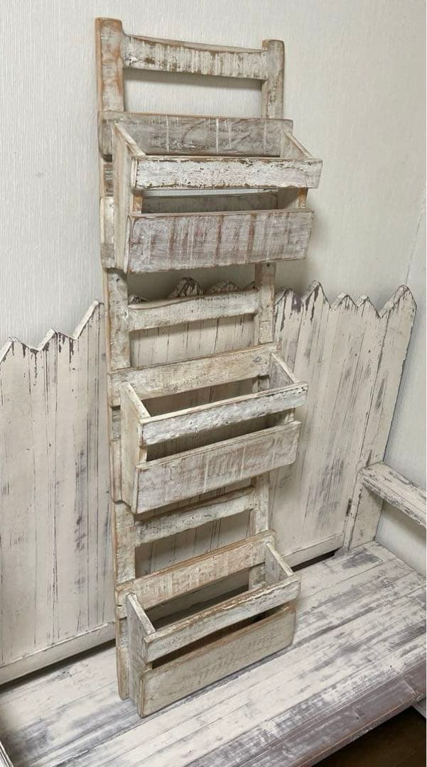 アンティーク　マガジンラック