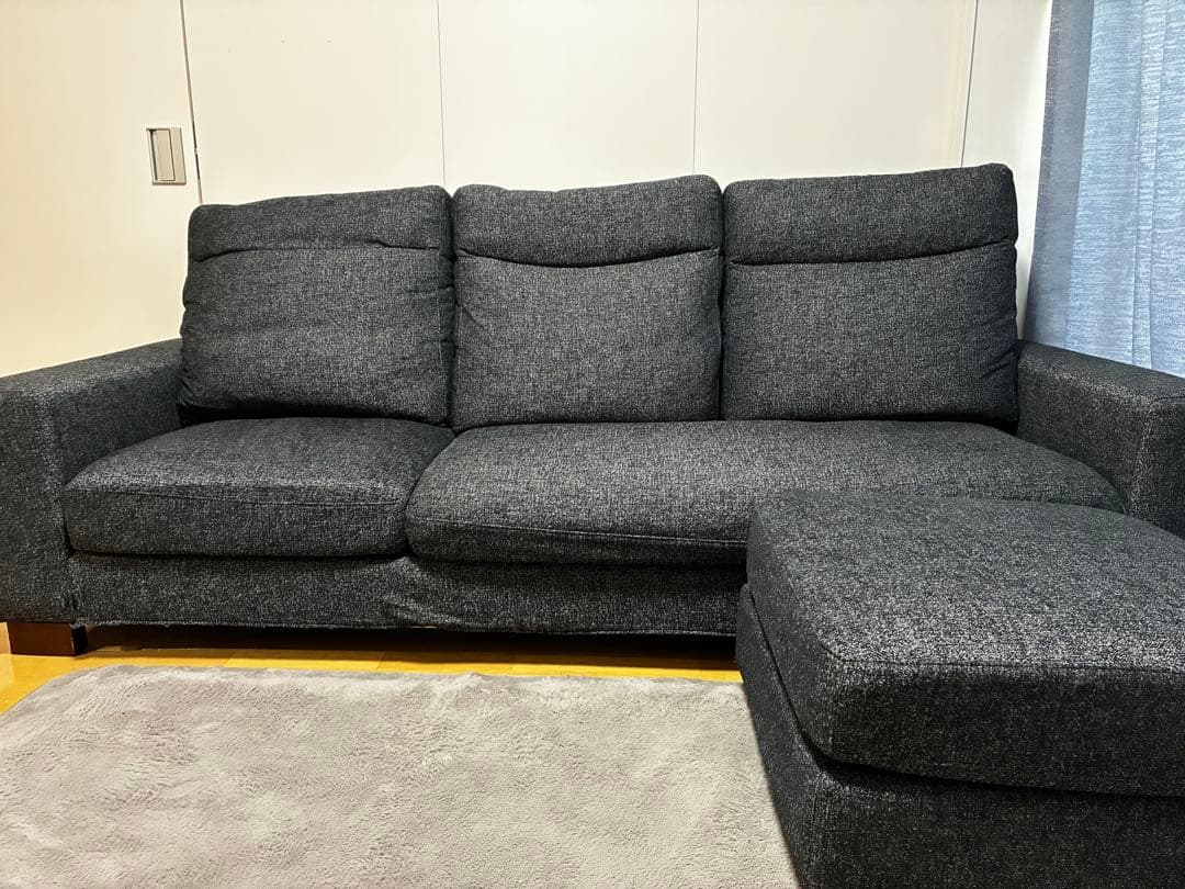 最終値下げ【大川家具】ソファ 3人掛け　中古　お値引きしました