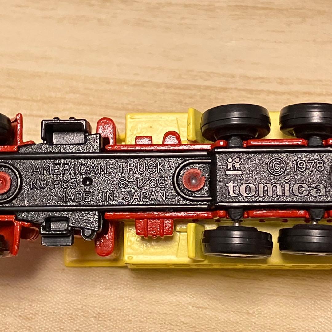 トミカ アメリカンダンプトラック 4台セット 1/98