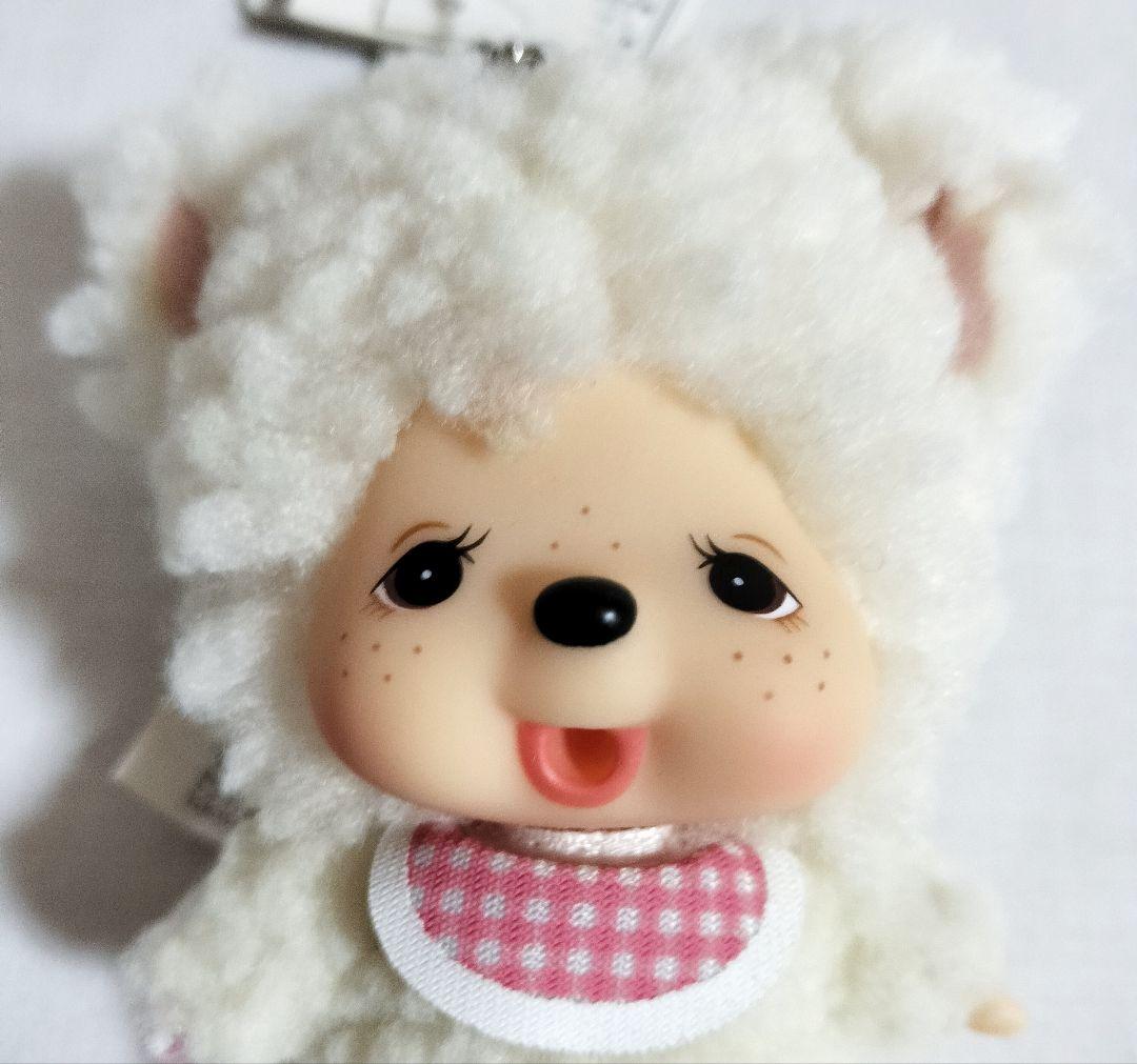 希少】ひつじのチャム 顔でか キーチェーン モンチッチ セキグチ 羊