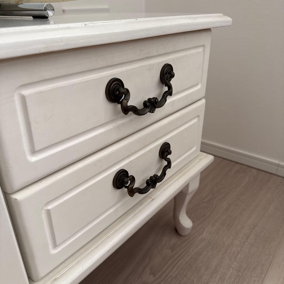 B-COMPANY ホワイト・アンティーク調テレビボード（フレンチカントリー）