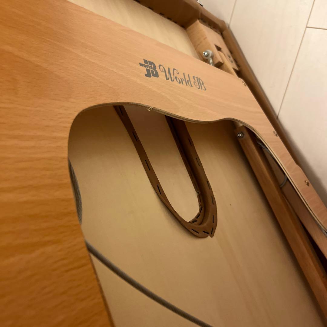 World JB 折りたたみ マッサージベッド ライトブラウン