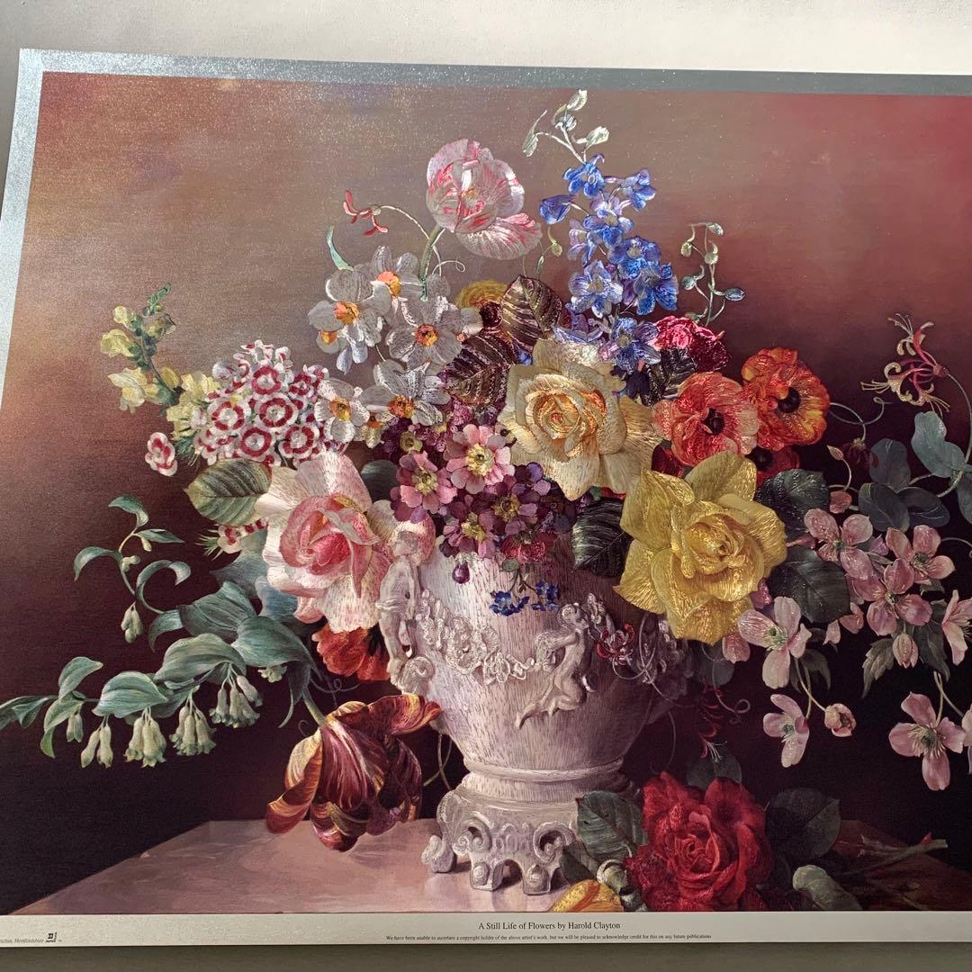 【新品・未使用】DUFEX 英国製 エッチングアート 春の花