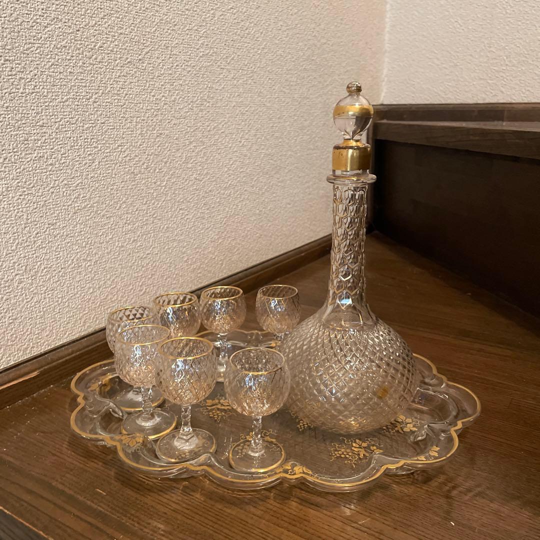 アンティークグラス　ワイングラス　オードブルグラス　ブーピーグラス