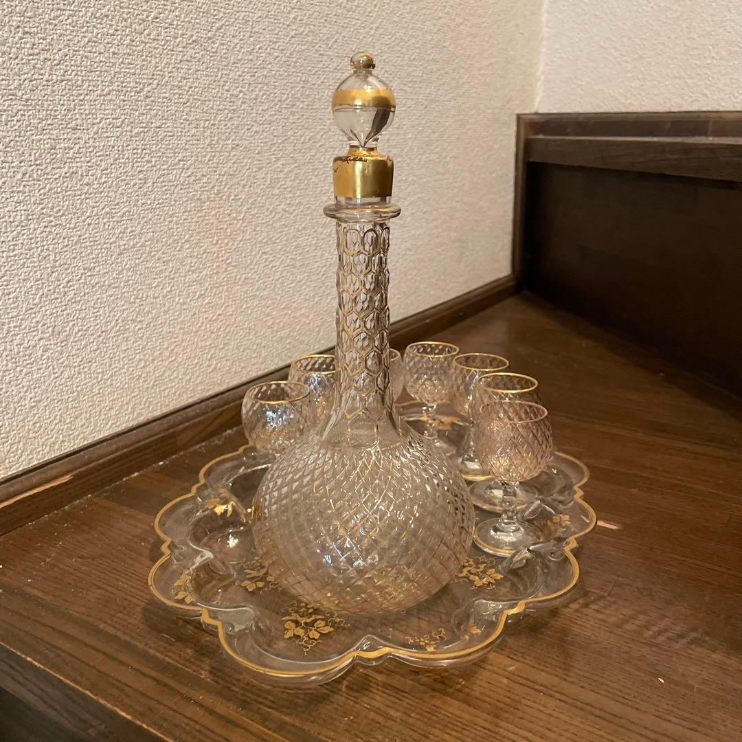 アンティークグラス　ワイングラス　オードブルグラス　ブーピーグラス