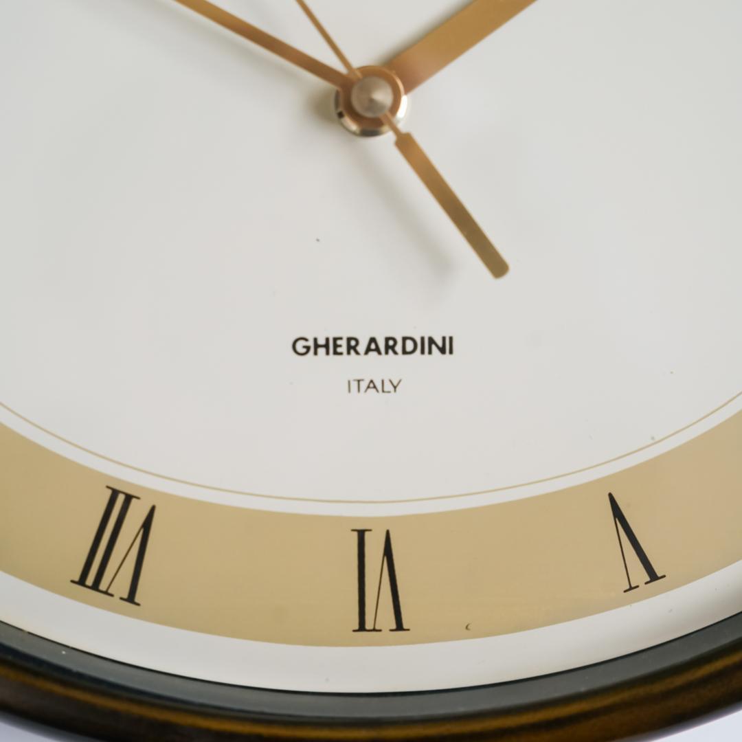 ヴィンテージ \"GHERARDINI\" 掛時計 ミッドセンチュリー ITALY
