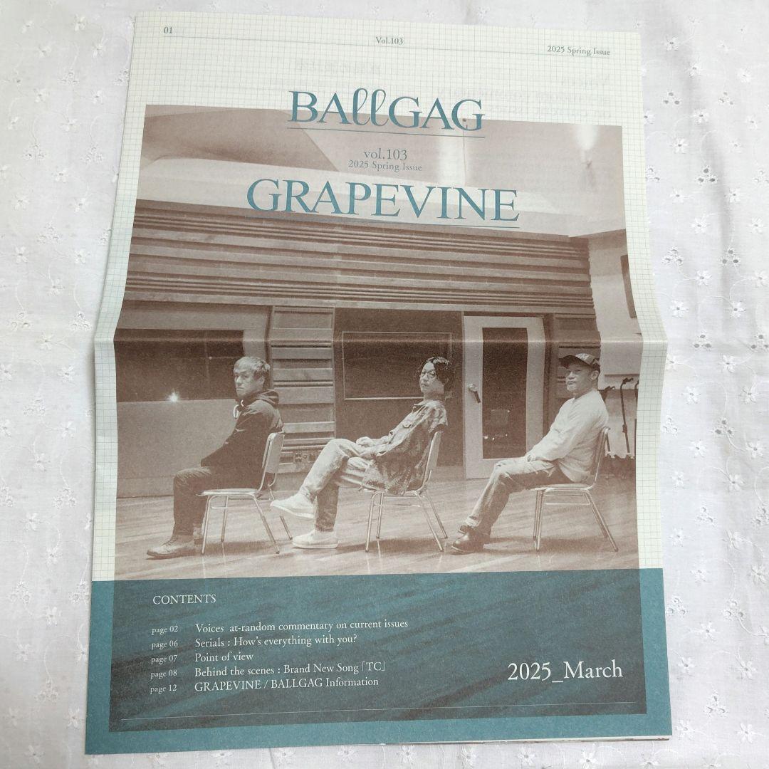 GRAPEVINE ファンクラブBALLGAG 2025年会報 4冊セット - メルカリ