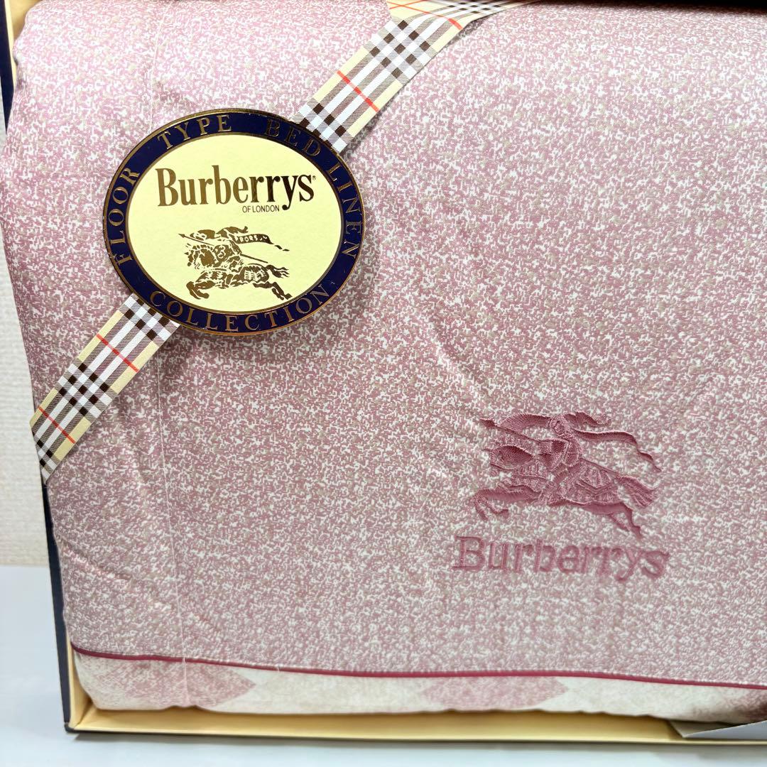 Burberrys バーバリー　羽毛肌掛けふとん　ピンク