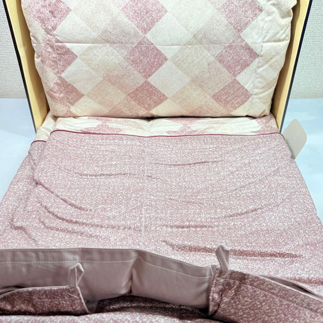 Burberrys バーバリー　羽毛肌掛けふとん　ピンク