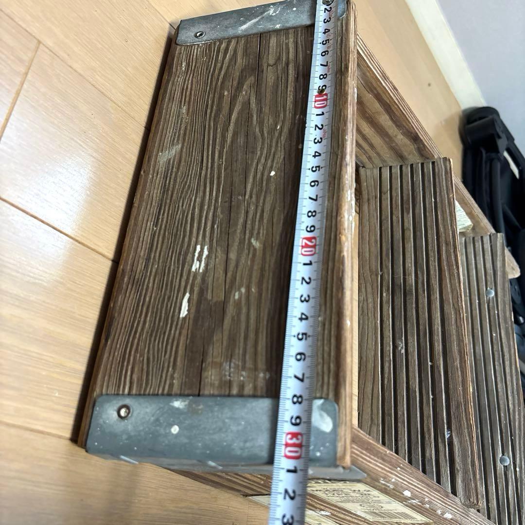 KELLER ヴィンテージウッドラダー　木製3段脚立　　USA製　12/15まで