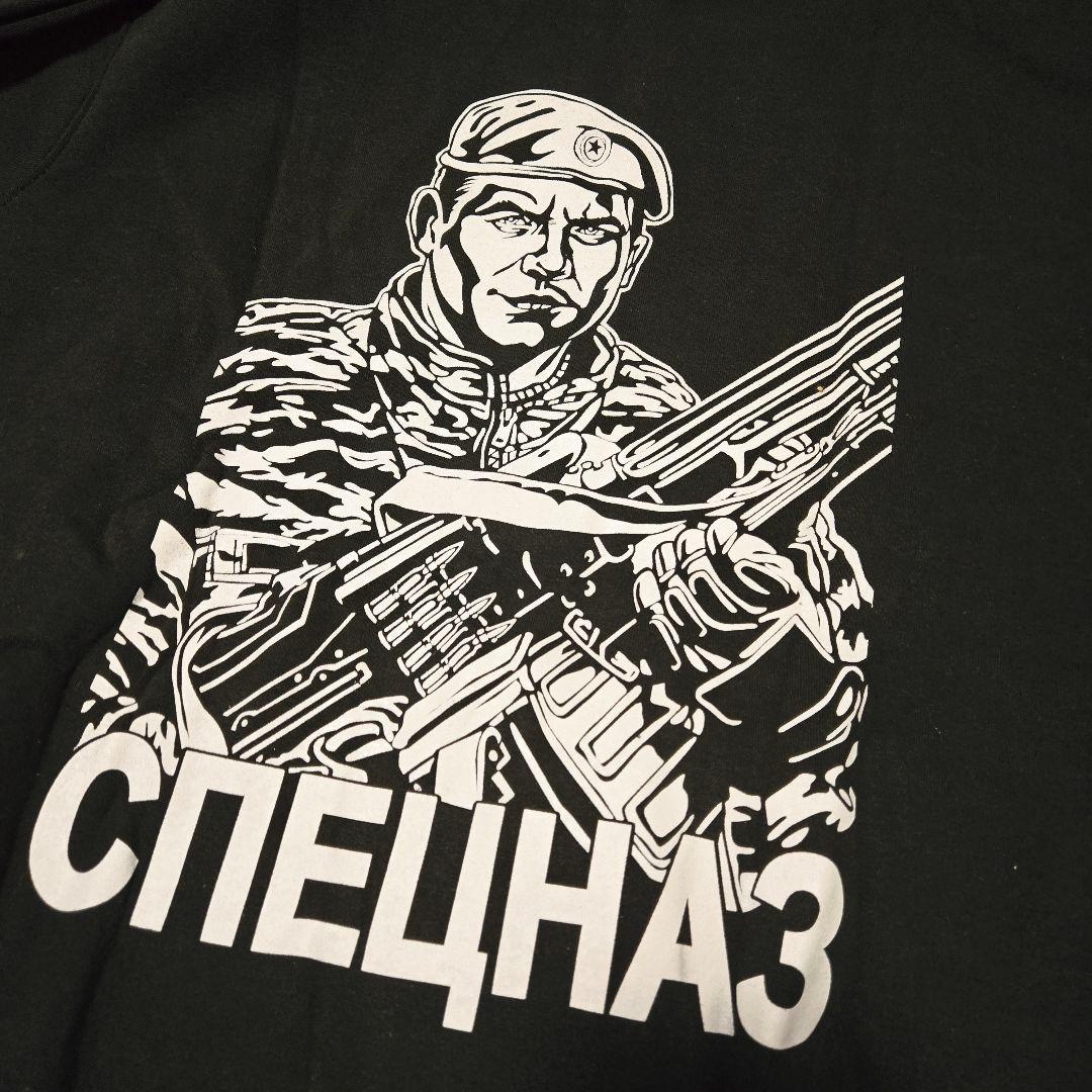 ロシア 特殊部隊グラフィックプリント パーカー - メルカリ