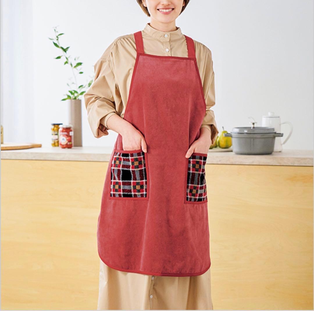 ホットマン　カントリーチェック　エプロン