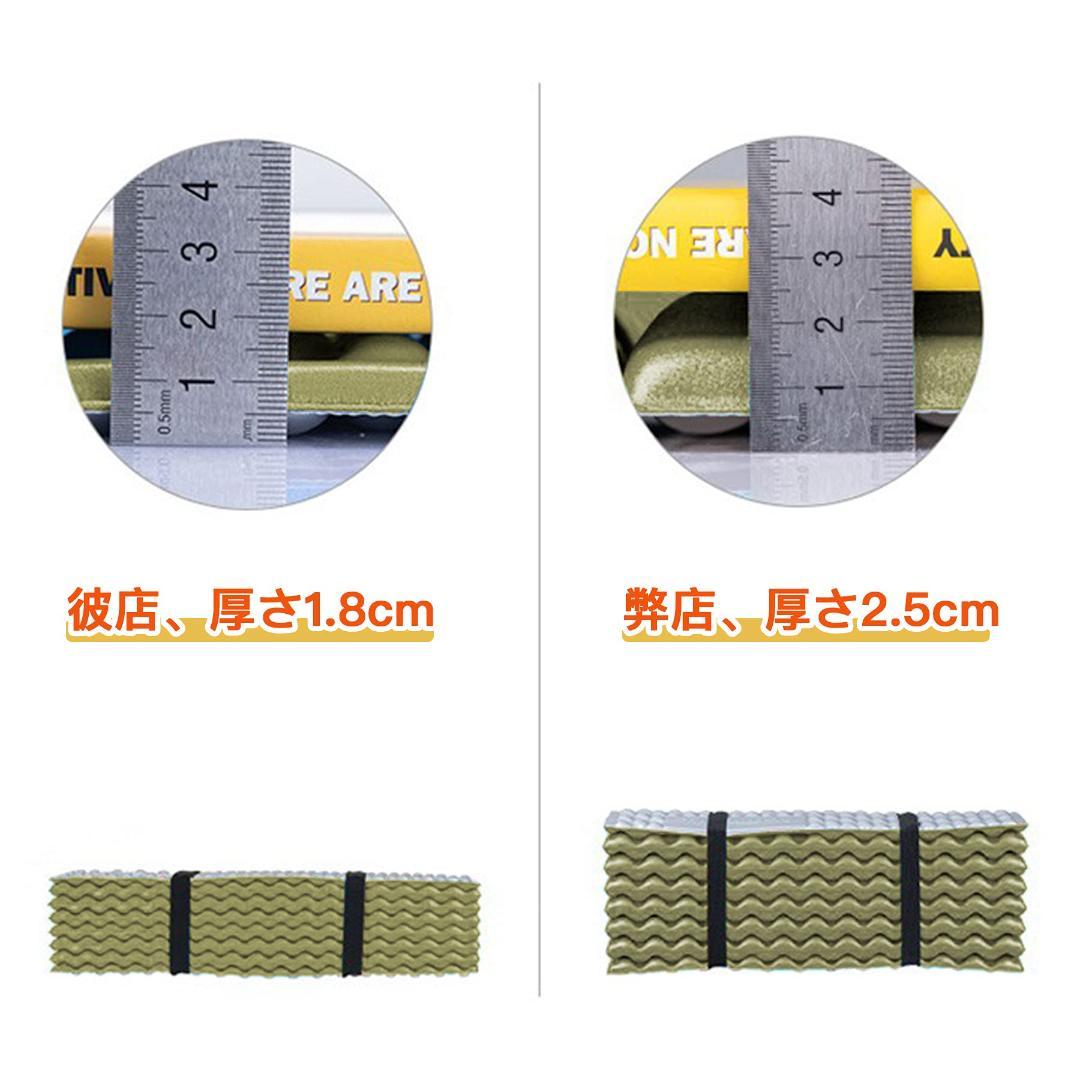 防水 マット キャンプ 極厚25mm 超軽量 車中泊 収納袋 断熱