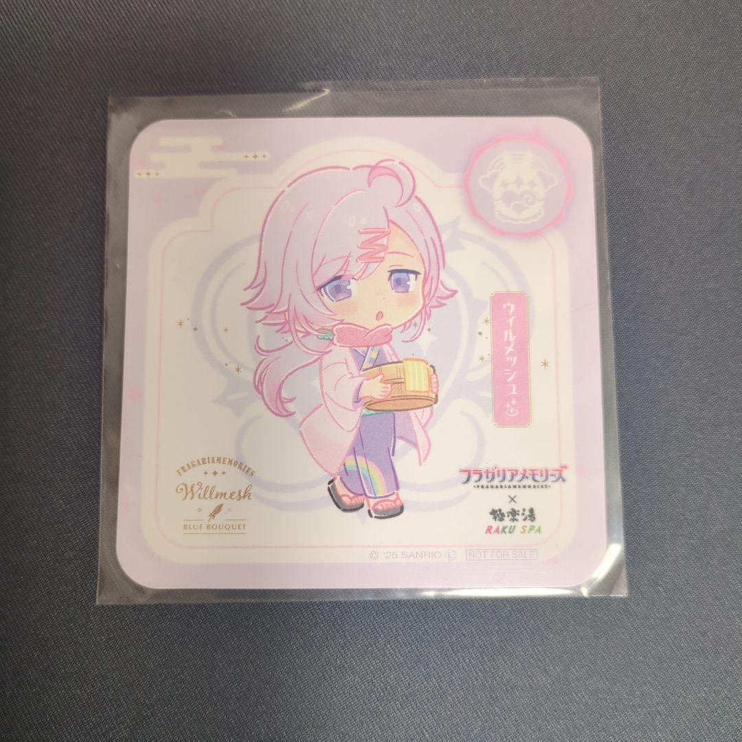 フラガリアメモリーズ 極楽湯 ウィルメッシュ コースター - メルカリ