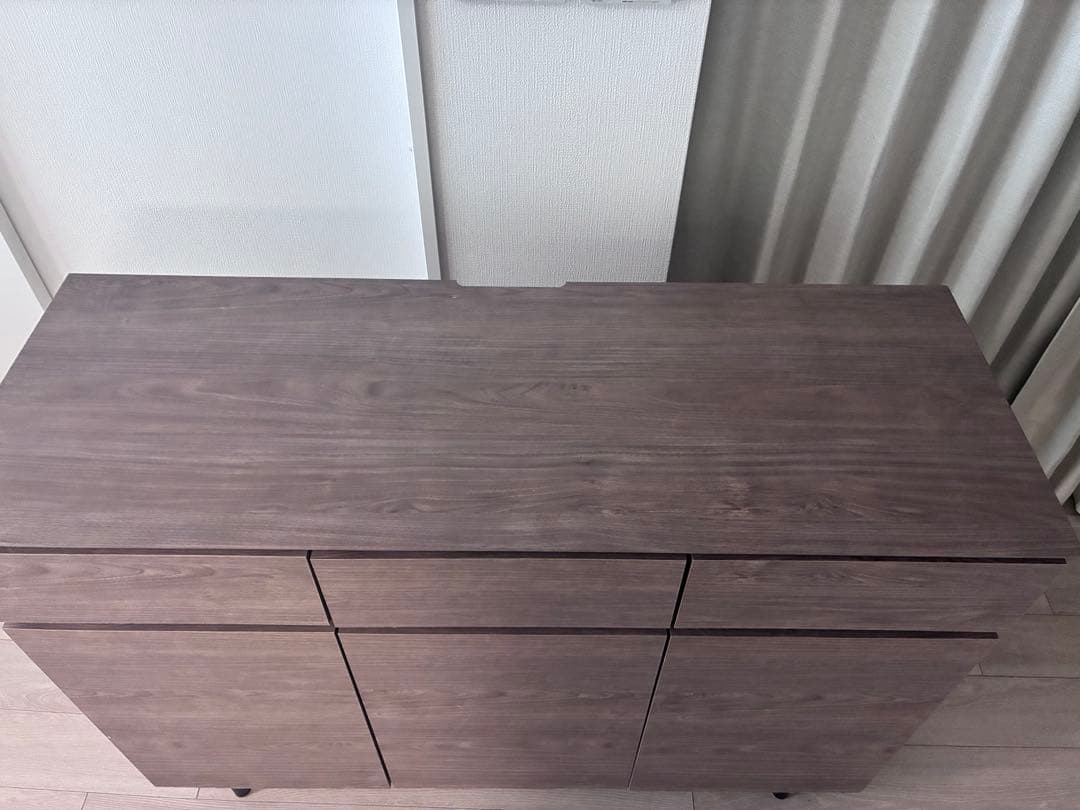 bellemaison ベルメゾン　キャビネット　グレーオーク、アッシュ系