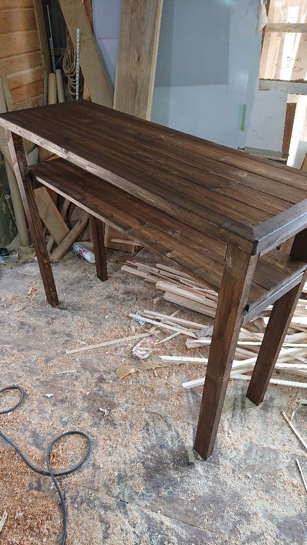 パソコンデスク カウンターテーブル diy